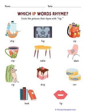 Which IP Words Rhyme?