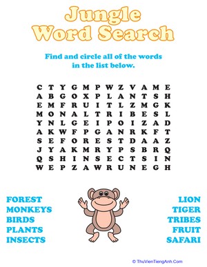 Jungle Word Search