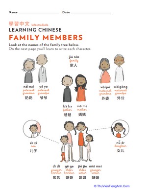 Learn Chinese: An Introduction to Family Members