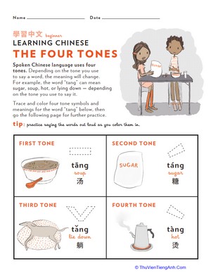 Learn Chinese: The Four Tones