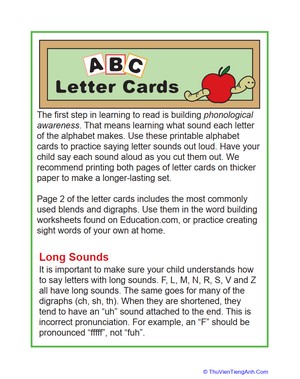 Letter Cards