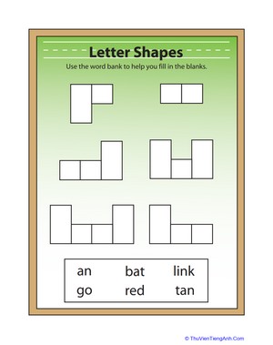 Letter Shapes Puzzle 2