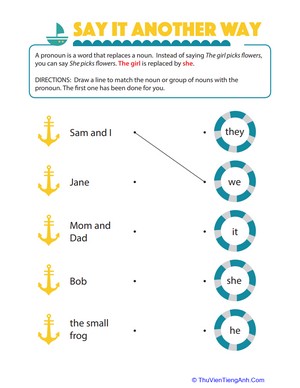 List of Pronouns for Kids