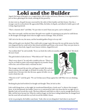 Loki Myths: Loki and the Builder