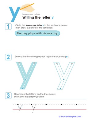 Writing the Letter y