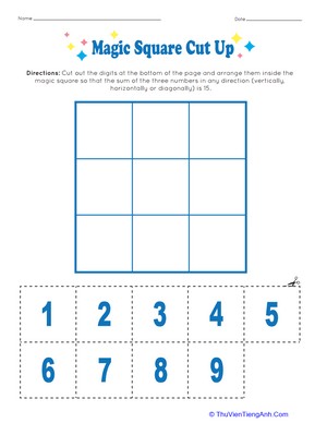 Magic Square Cutup