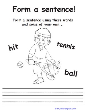 Sporty Sentence Making