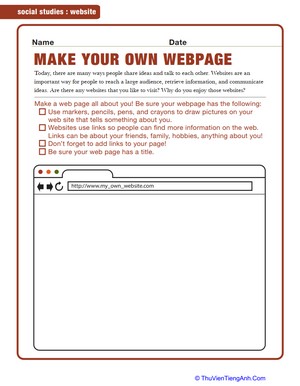 Make a Webpage