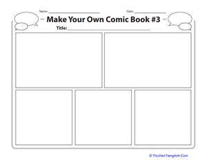 Make Your Own Comic Book #3
