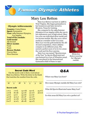 Famous Olympic Athletes: Mary Lou Retton