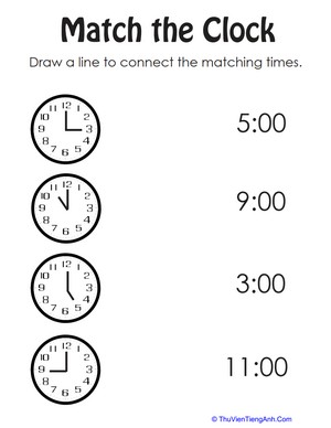 Match the Clock