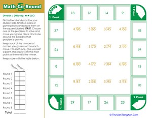 Math-Go-Round: Division (Medium)