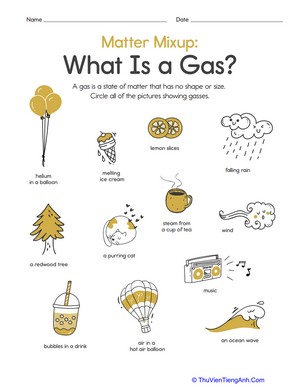 Matter Mixup: What Is a Gas?