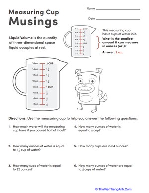 Measuring Cup Musings
