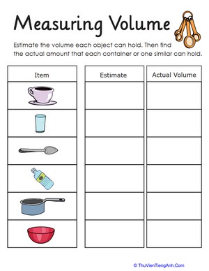 Measuring Volume: How Much Liquid Can it Hold?