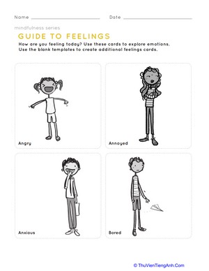 Mindfulness: Guide to Feelings Cards