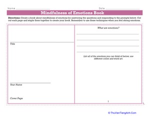 Mindfulness of Emotions Book