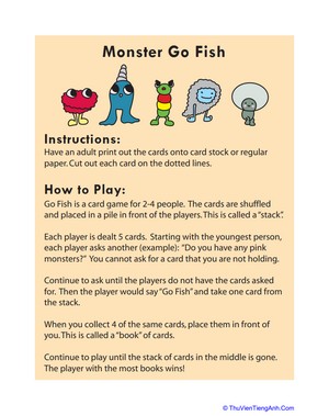 Monster Go Fish