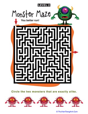 Monster Maze Level 2