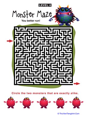 Monster Maze Level 4