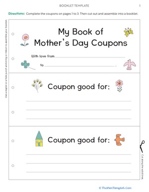 My Book of Mother’s Day Coupons