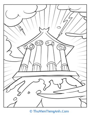 Mount Olympus Coloring Page