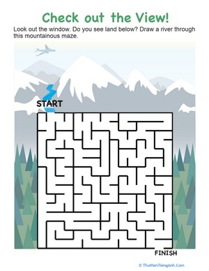 Mountain Scene Maze
