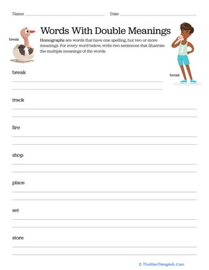 Words With Double Meanings