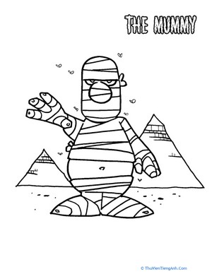 Color the Mummy