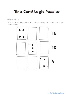 Nine Card Logic Puzzle