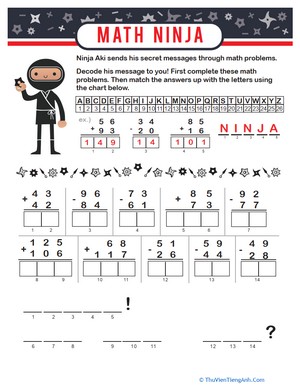 Crack the Code with Addition and Subtraction