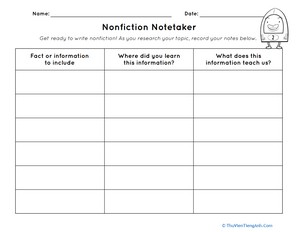Nonfiction Notetaker