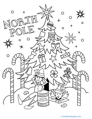 Color the North Pole