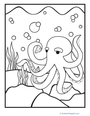 Octopus Coloring Sheet