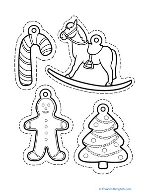 Christmas Ornament Coloring