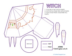 Paper Craft: Witch
