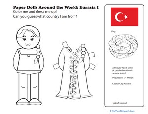 Paper Dolls Around the World: Eurasia I