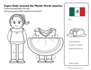 Mexican Paper Doll