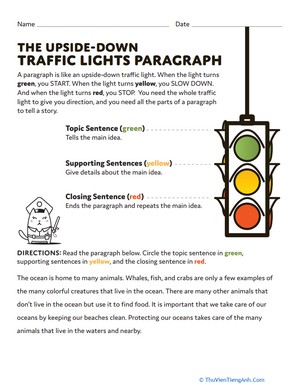 The Upside-Down Traffic Lights Paragraph
