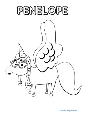 Penelope Coloring Page