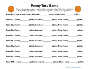 Penny Toss Game