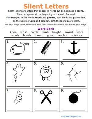 Phonics Review: Silent Letters