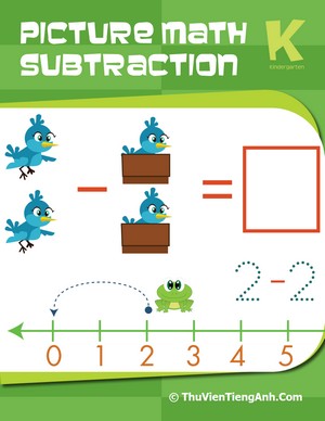 Picture Math Subtraction