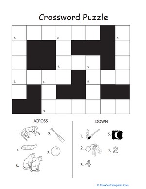 Crossword Puzzle: Picture Clues
