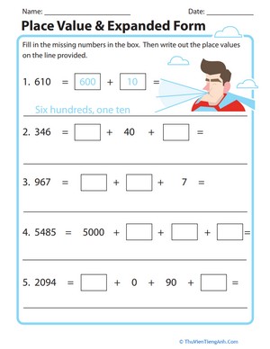 Place Value & Expanded Form