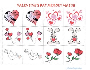 Play Valentine’s Day Memory Match