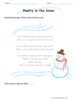 Poetry in the Snow