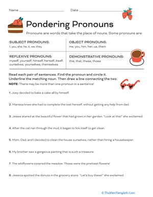 Pondering Pronouns