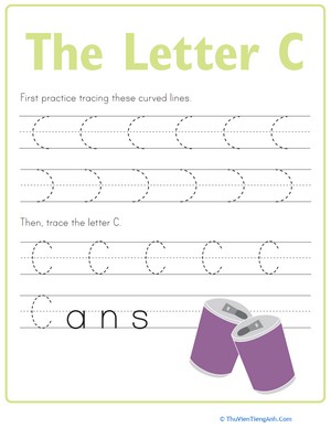 Practice Tracing the Letter C