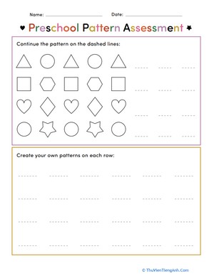Preschool Pattern Assessment